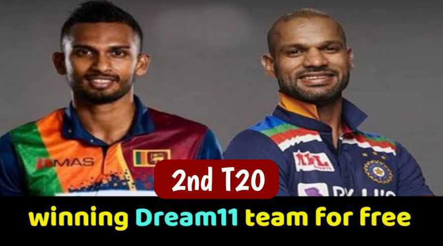 India vs SriLanka 2nd T20 Dream11 team Prediction playing 11, Preview, pitch report